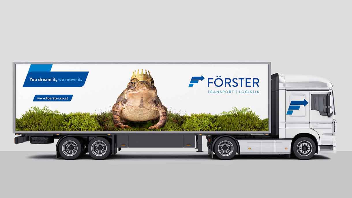 Froschkönig Förster Transporte LKW Truck