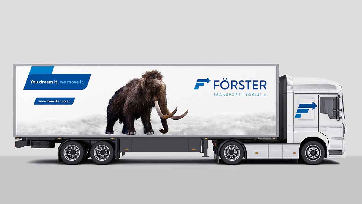 Mammut Förster Transporte LKW Truck